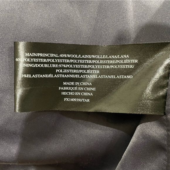 FINDERS KEEPERS Womens Wool Blend Long Time Cream Plaid Coat - Picture 8 of 9